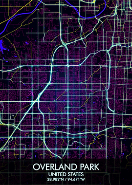Overland Park Kansas Map