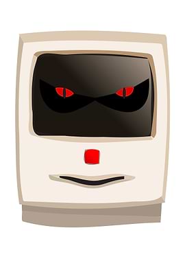 Evil Beige Computer