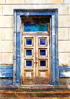 Vintage Old Entrance Door