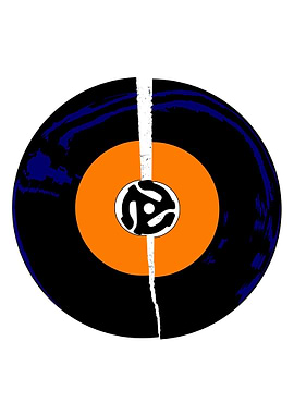 Broken 45 RPM Record