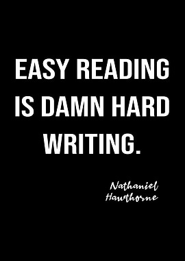 Hawthorne On Easy Reading