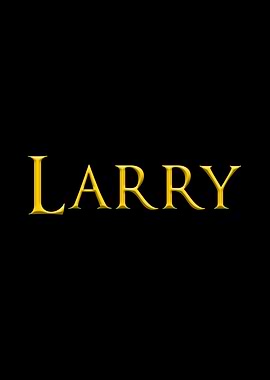Larry Yellow On Black