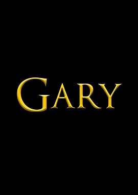 Gary Yellow On Black