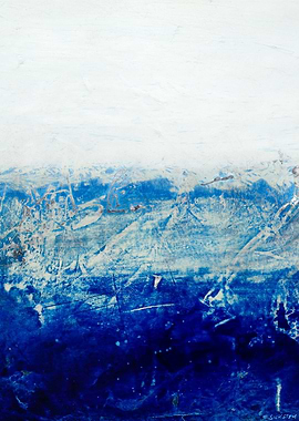 abstract scape 14 deepblue