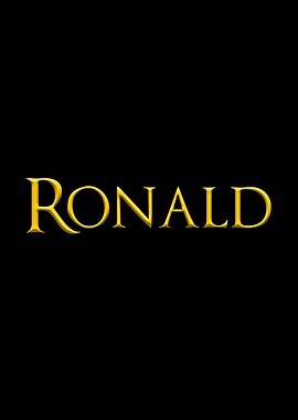 Ronald Yellow On Black