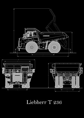 Liebherr T 236 Blueprint