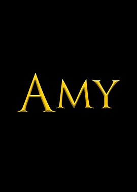 Amy Yellow On Black