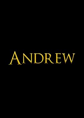 Andrew Yellow On Black