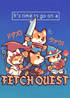 Fetch Quest Shiba Party