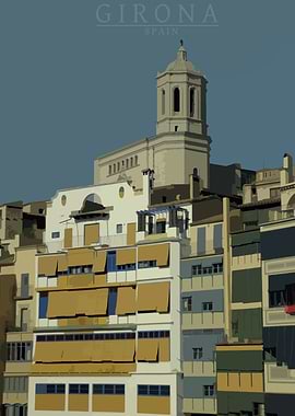 Spain Girona city