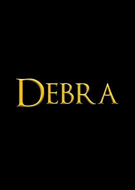 Debra Yellow On Black