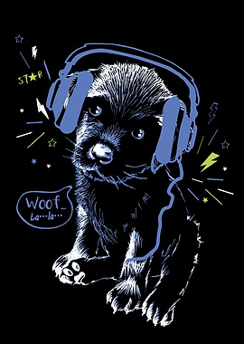 cute black Labrador puppy