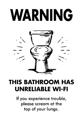 Funny WiFi Warning