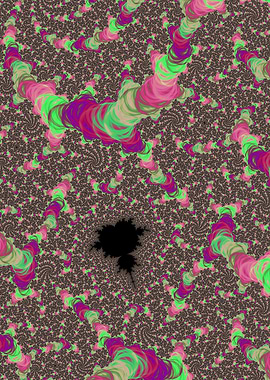 Striped Mandelbrot Fractal