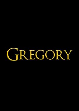 Gregory Yellow On Black