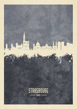 Strasbourg Skyline France
