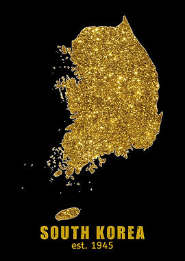 South Korea Gold Map