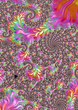 Vivid Rainbow Fractal