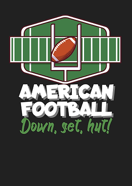 American Football down set