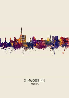 Strasbourg Skyline France