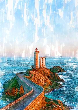 Lighthouse Brittany France