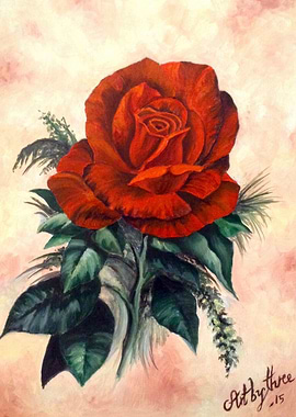 Single Red Rose
