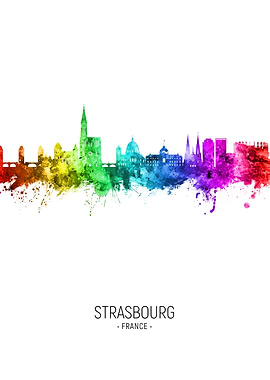 Strasbourg Skyline France