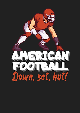 American Football down set
