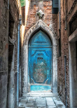 Blue Door in Venice