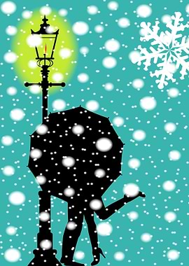 Lamp post In the Snow