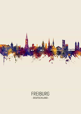 Freiburg Skyline