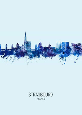 Strasbourg Skyline France