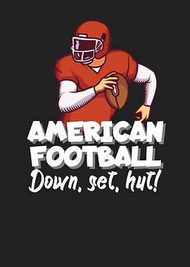 American Football down set