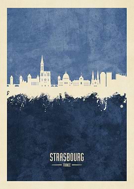 Strasbourg Skyline France