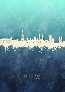 Freiburg Skyline