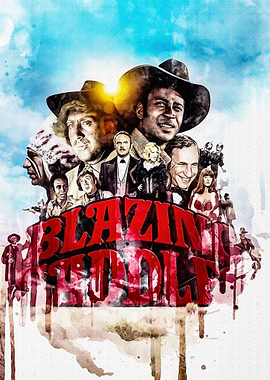Blazing Saddles' Poster, picture, metal print, paint by Kaye