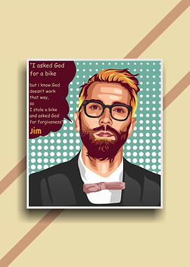 Jim Yellow Claw POP art