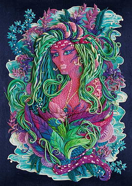 Plasticine art Mermaid