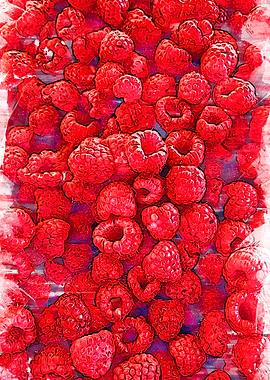Fresh Red Raspberries