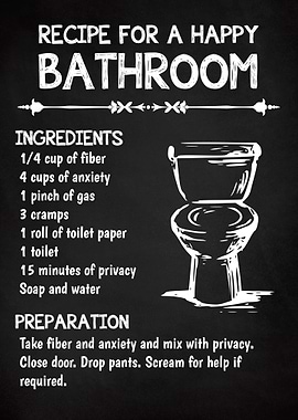 Funny Bathroom Recipe