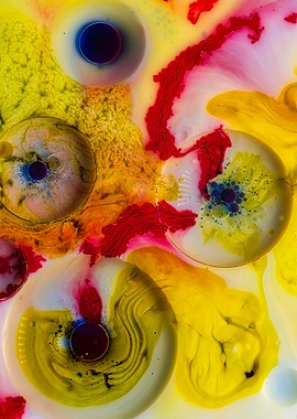 Milk Oil and Colouring