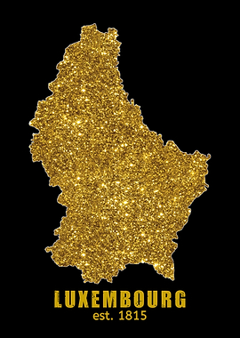 Luxembourg Gold Map