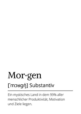 German definition Morgen