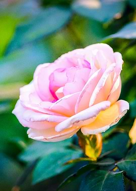 Delicate Pink Rose Flower