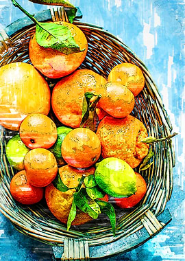 Basket of Oranges VitaminC