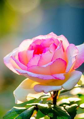 Pink Rose Smooth Sunny Day