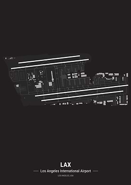 Los Angeles Airport Map