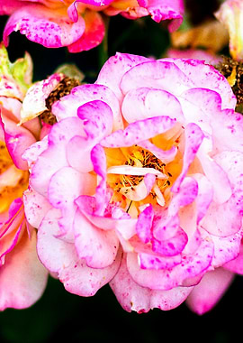 Pink Freckled Rose Flowers