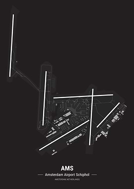 Amsterdam Airport Map
