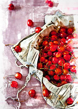 Juicy Cherries In A Bag